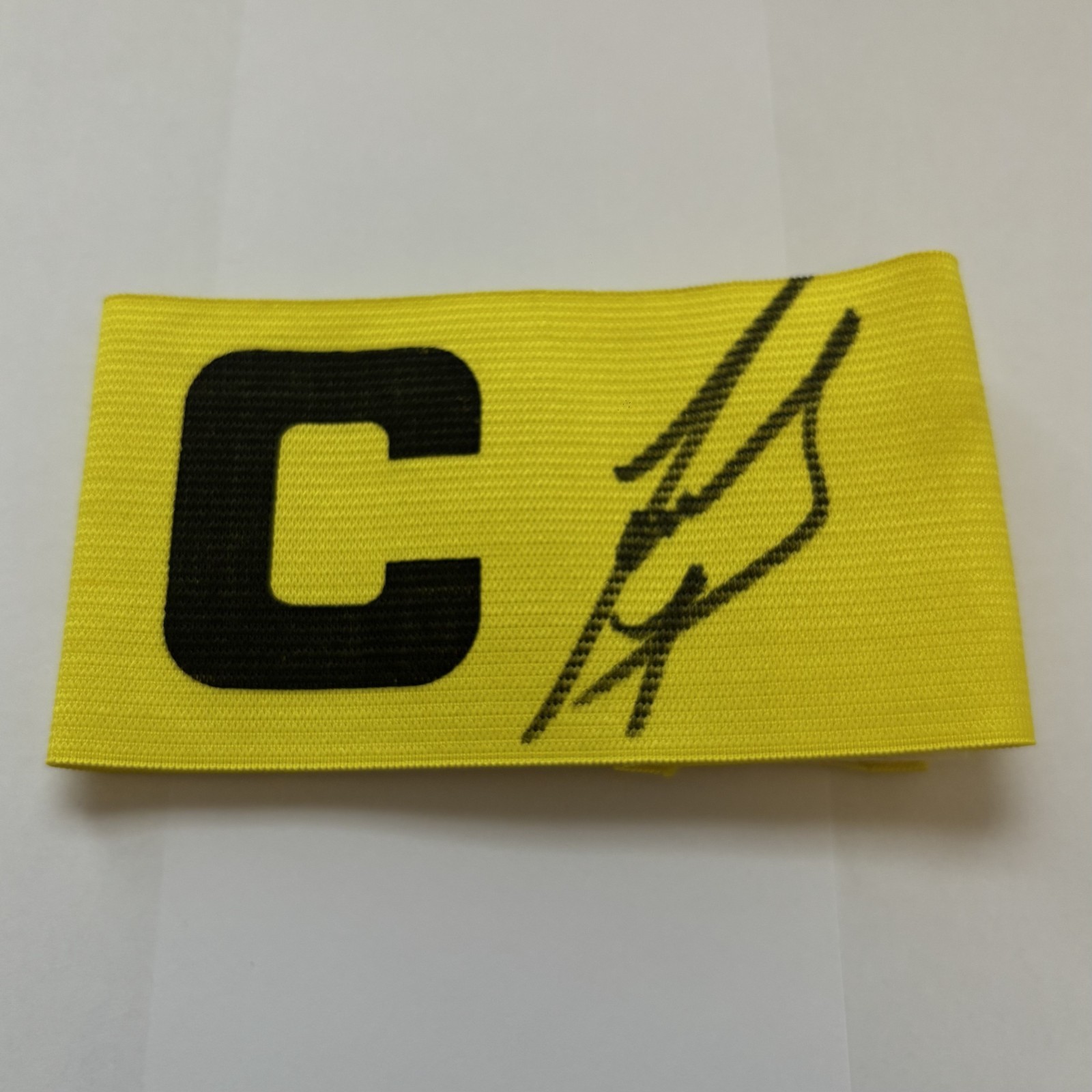 Javier Zanetti Genuine Hand Signed Captain's Armband Autograph Memorabilia + COA