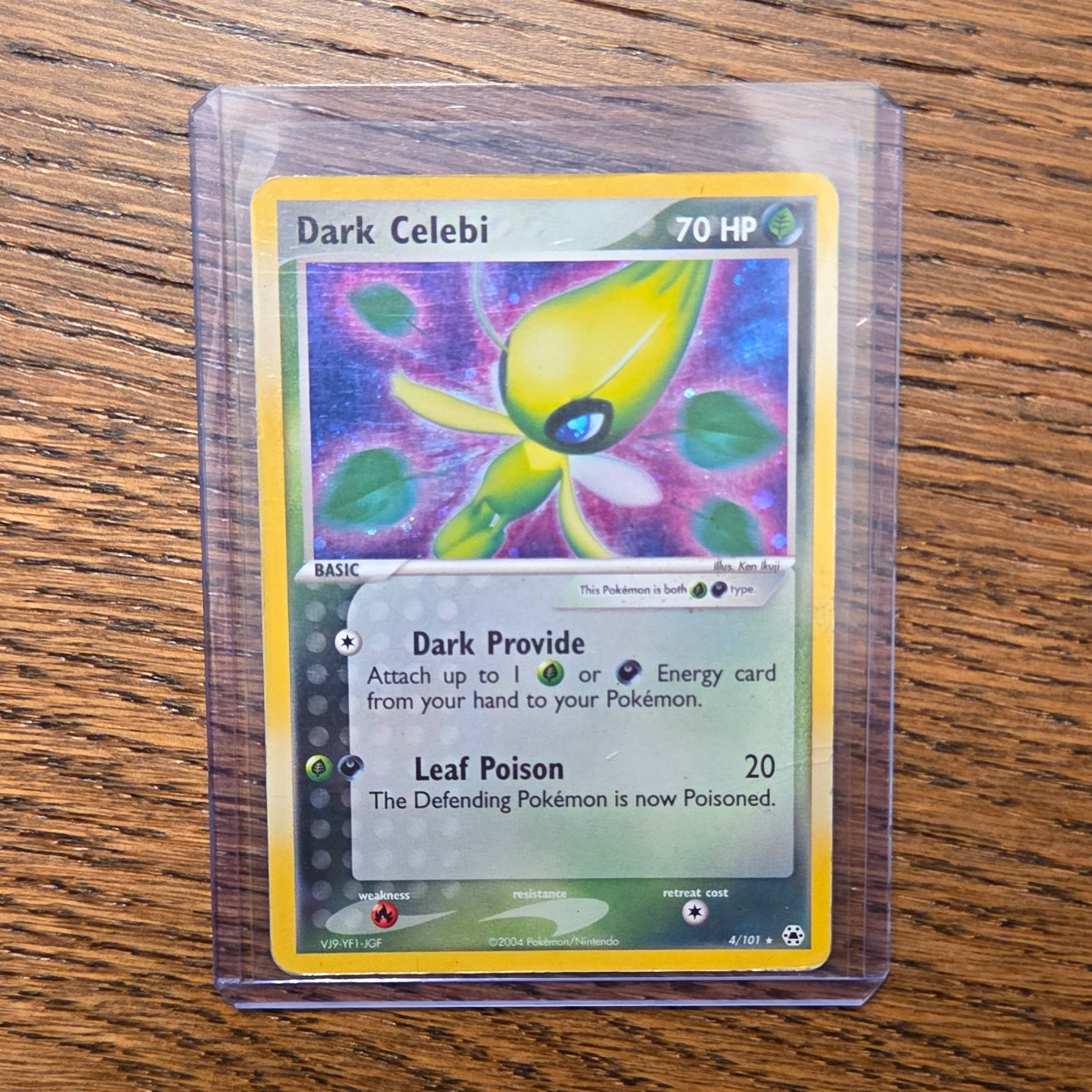 Pokemon Company Dark Celebi 4/101 EX Hidden Legends Holo Rare Eng 2004 70HP Pokemon Company Dark Celebi 4/101 EX Hidden Legends Holo Rare Eng 2004 70HP