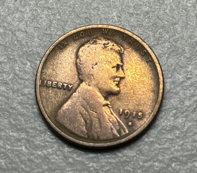 1915-S Lincoln Wheat Cent 1C Penny Copper Business Strike 1915-S Lincoln Wheat Cent 1C Penny Copper Business Strike