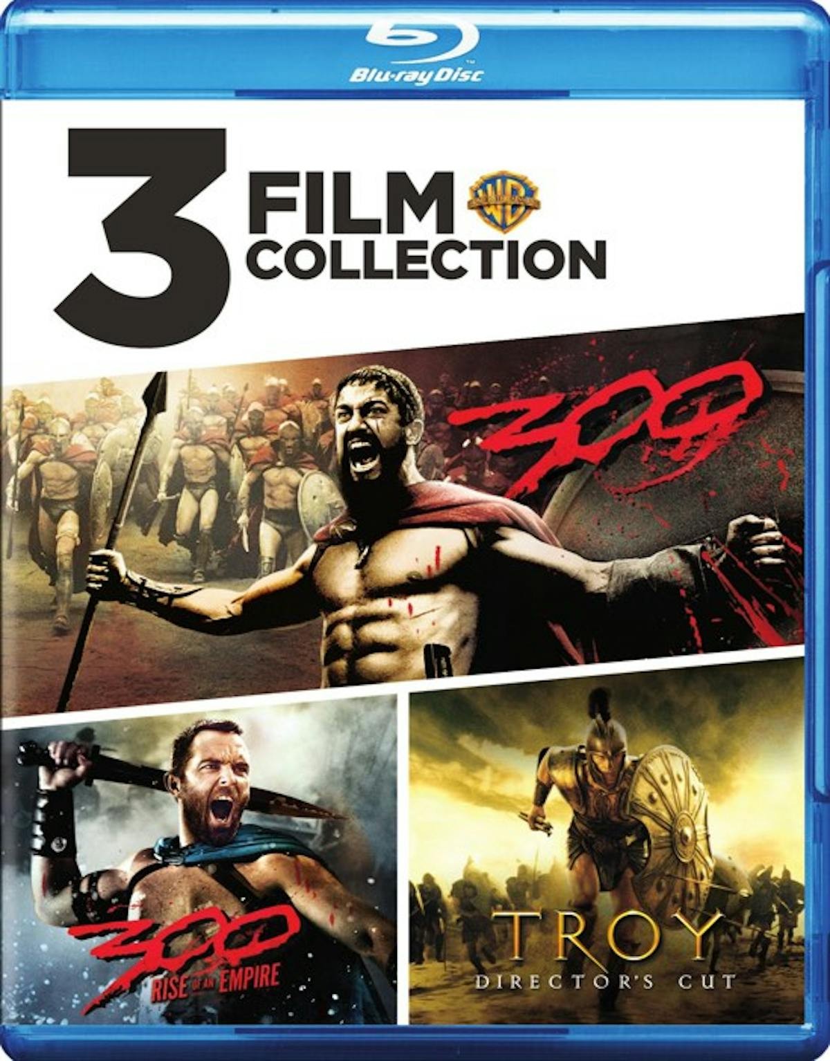 300 / 300 Rise of an Empire / Troy Blu-ray NEW 300 / 300 Rise of an Empire / Troy Blu-ray NEW