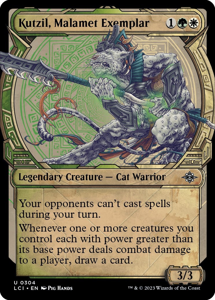 Kutzil, Malamet Exemplar (Showcase) - 304 - NM Foil The Lost Caverns of... (LCI) Kutzil, Malamet Exemplar (Showcase) - 304 - NM Foil The Lost Caverns of... (LCI)