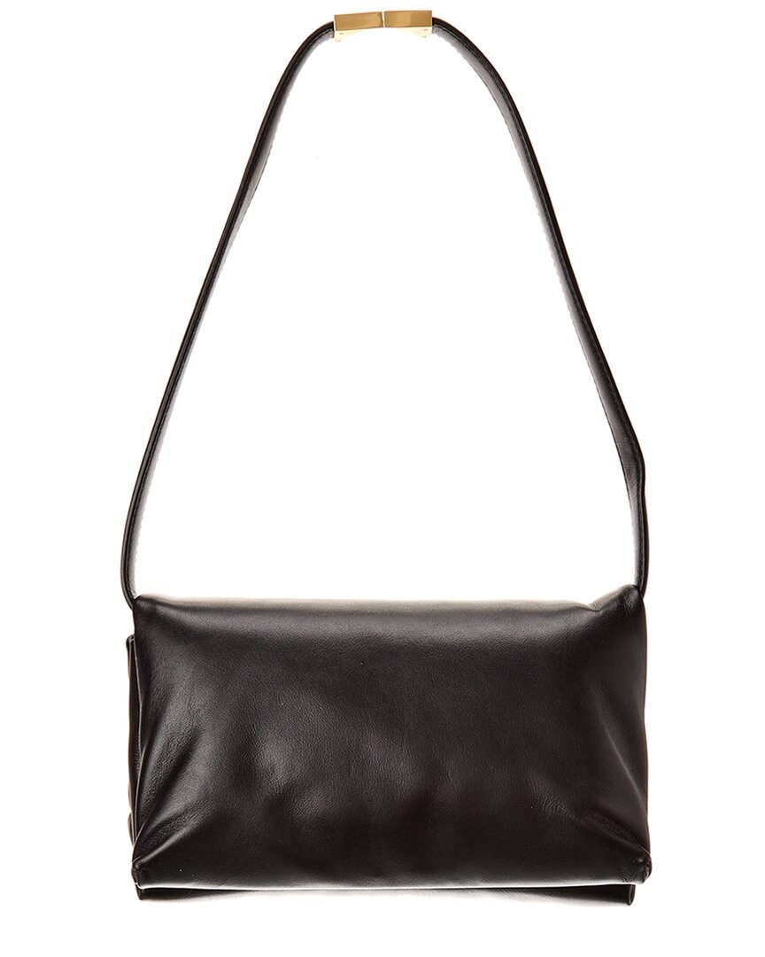Marni Prisma Small Leather Shoulder Bag Women\'s Black Marni Prisma Small Leather Shoulder Bag Women\'s Black
