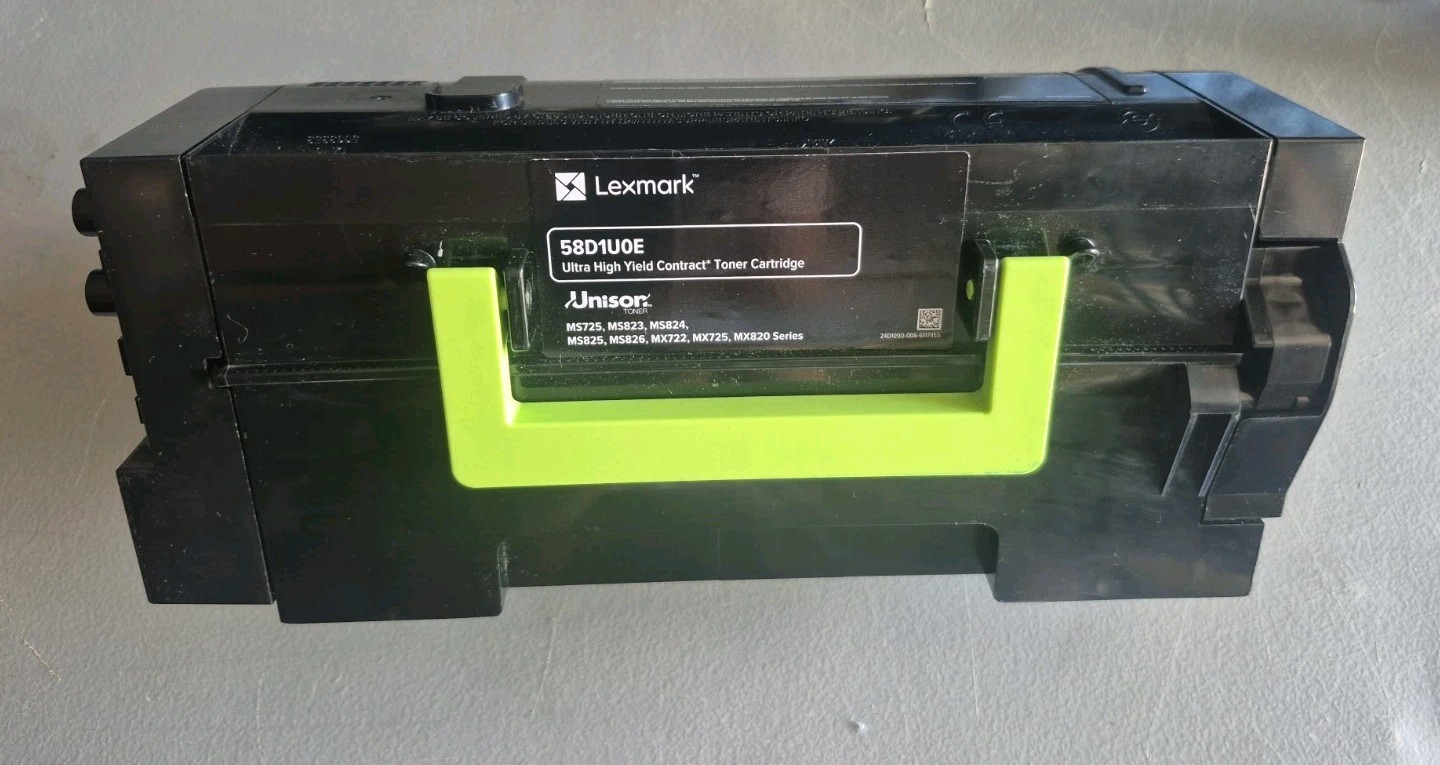 Lexmark 58D1U0E Ultra High Yield. NEW NO BOX Lexmark 58D1U0E Ultra High Yield. NEW NO BOX