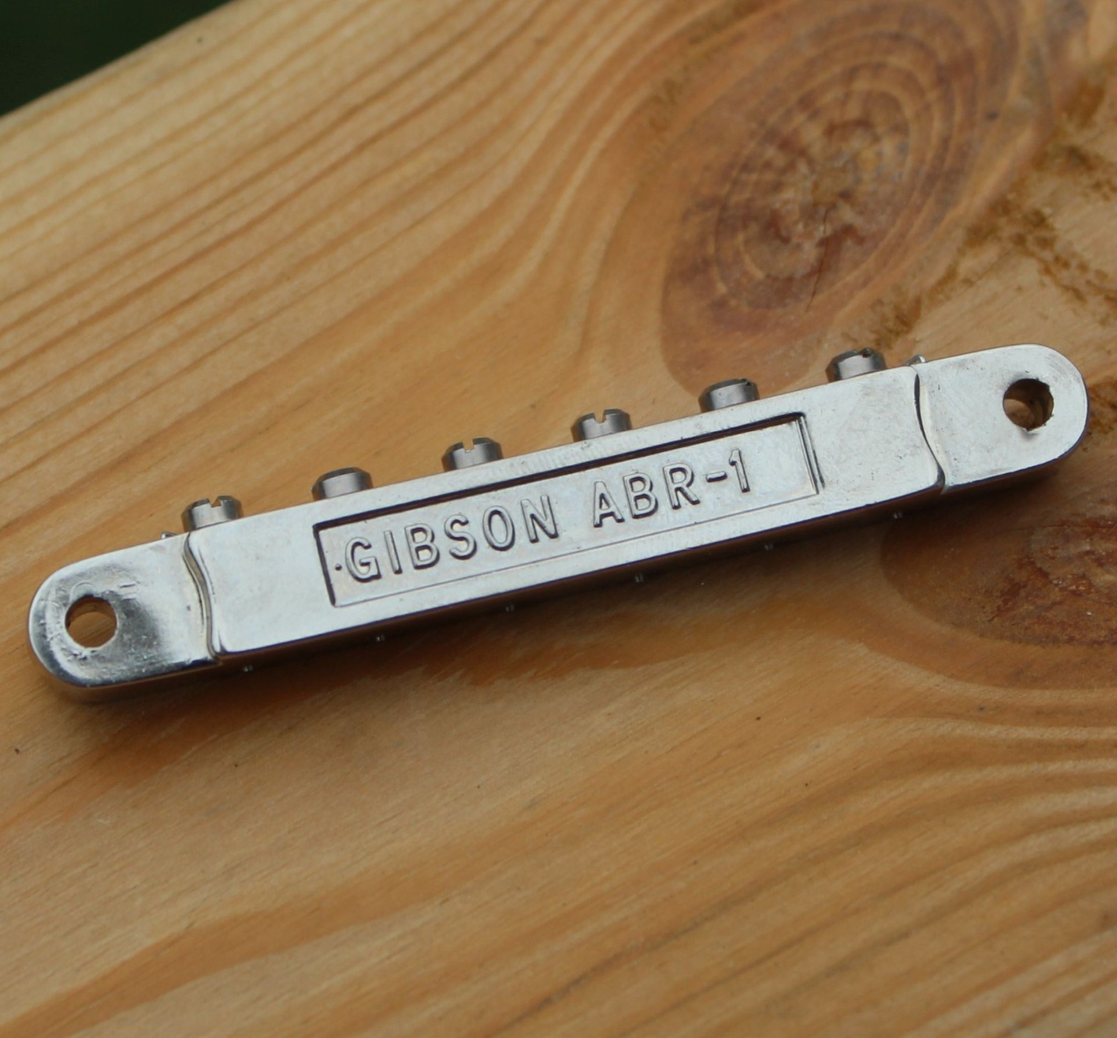 Gibson USA Wired ABR-1 Tune-o-matic Bridge Nickel 1990\'s 2000\'s