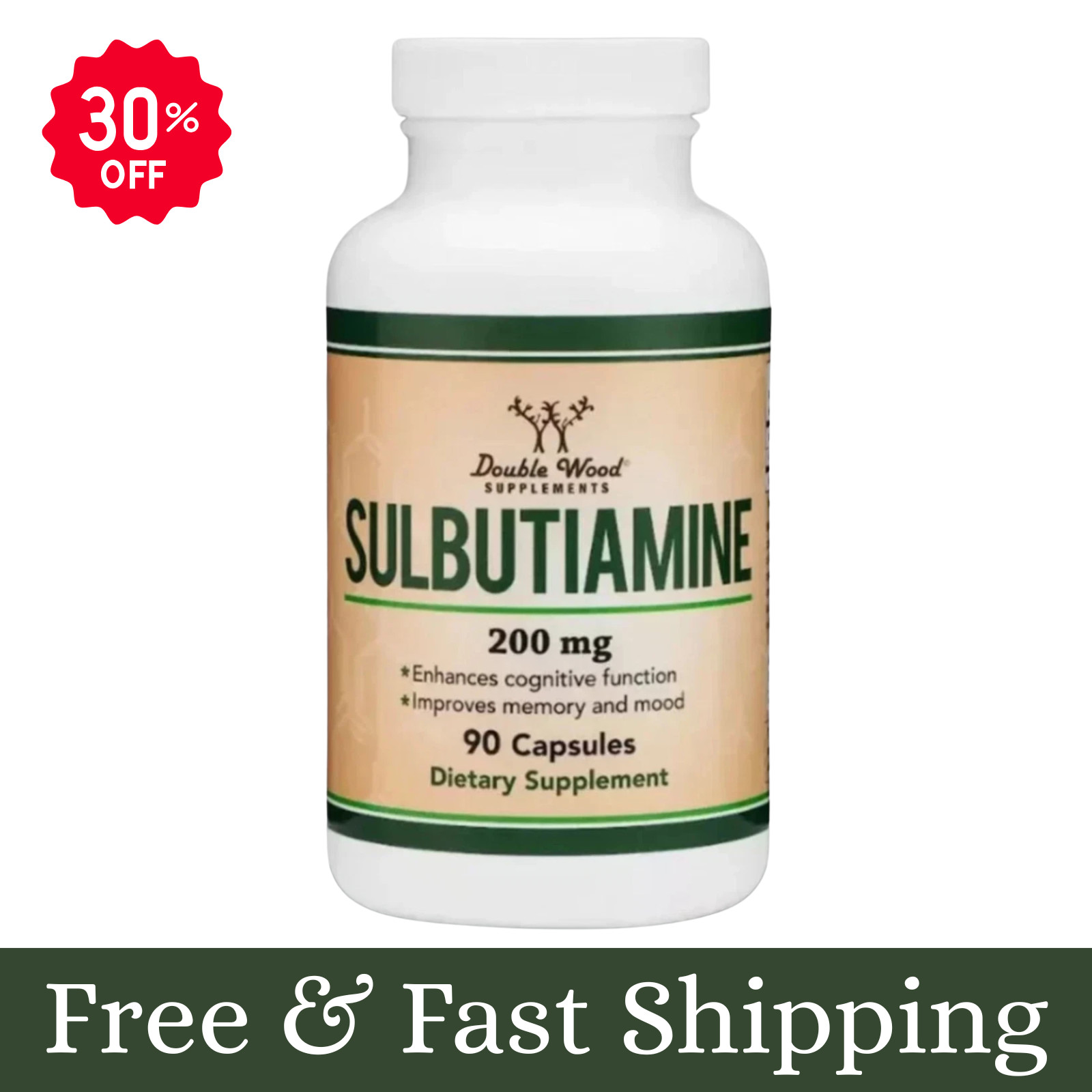 Sulbutiamine, 90 x 200mg Capsules - Memory, Mood, Cognitive Nootropic Supplement Sulbutiamine, 90 x 200mg Capsules - Memory, Mood, Cognitive Nootropic Supplement