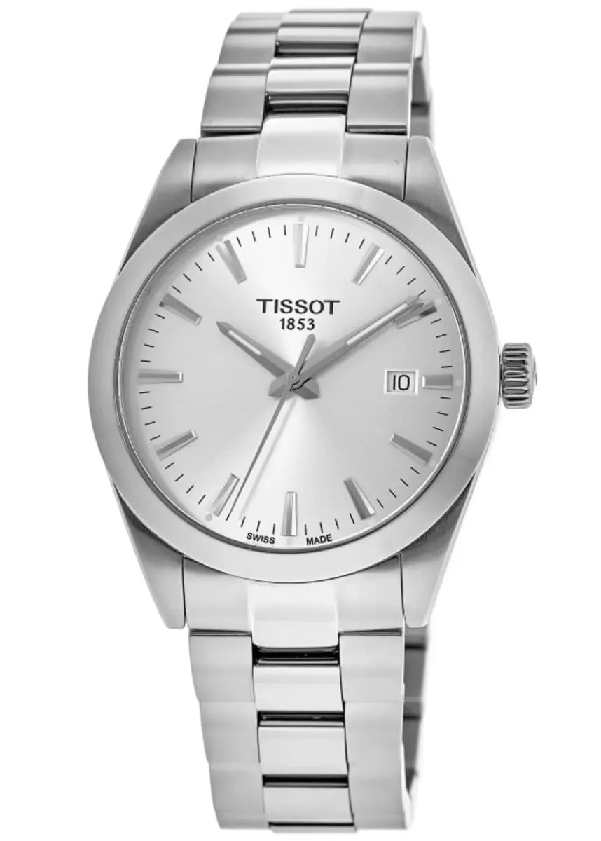 New Tissot Gentlemen Silver Dial 40mm Mens Quartz Watch T1274101103100 New Tissot Gentlemen Silver Dial 40mm Mens Quartz Watch T1274101103100