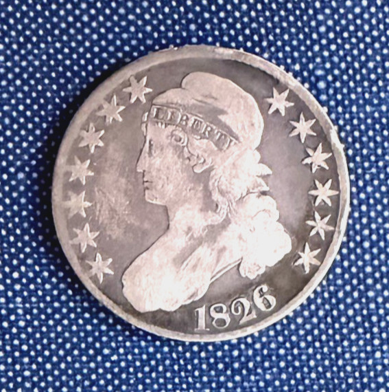 1826 Capped Bust Silver Half Dollar
