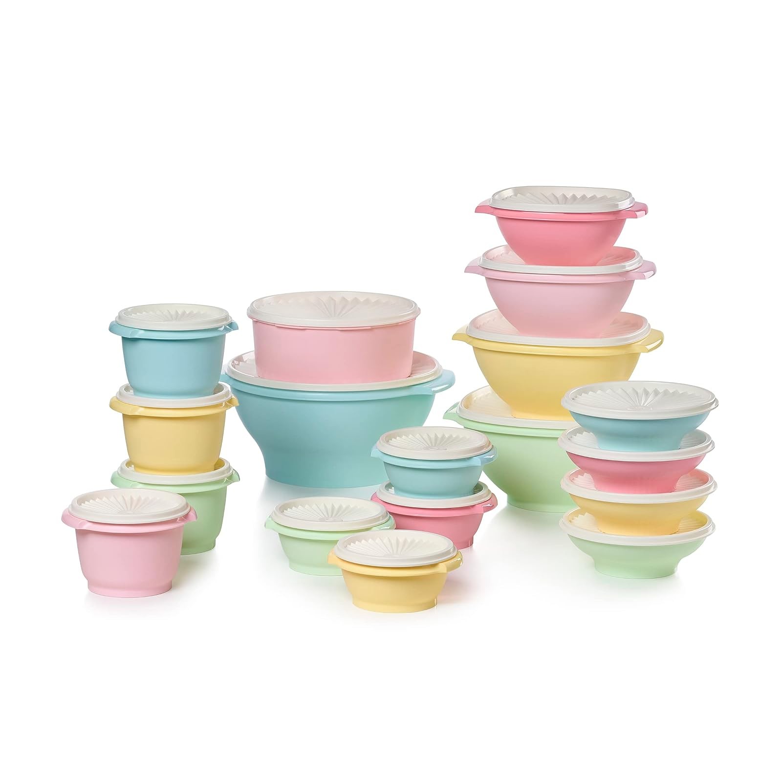 36 Piece Tupperware Heritage Food Storage Set Vintage 36 Piece Tupperware Heritage Food Storage Set Vintage