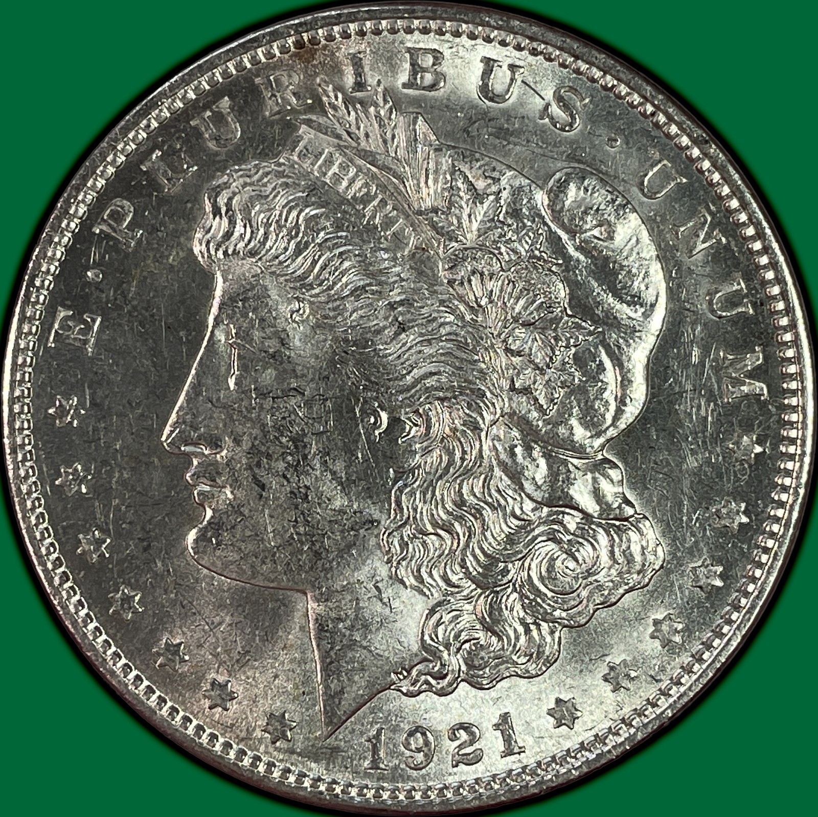 1921-D Morgan Dollar Brilliant Uncirculated BU Coin #47244