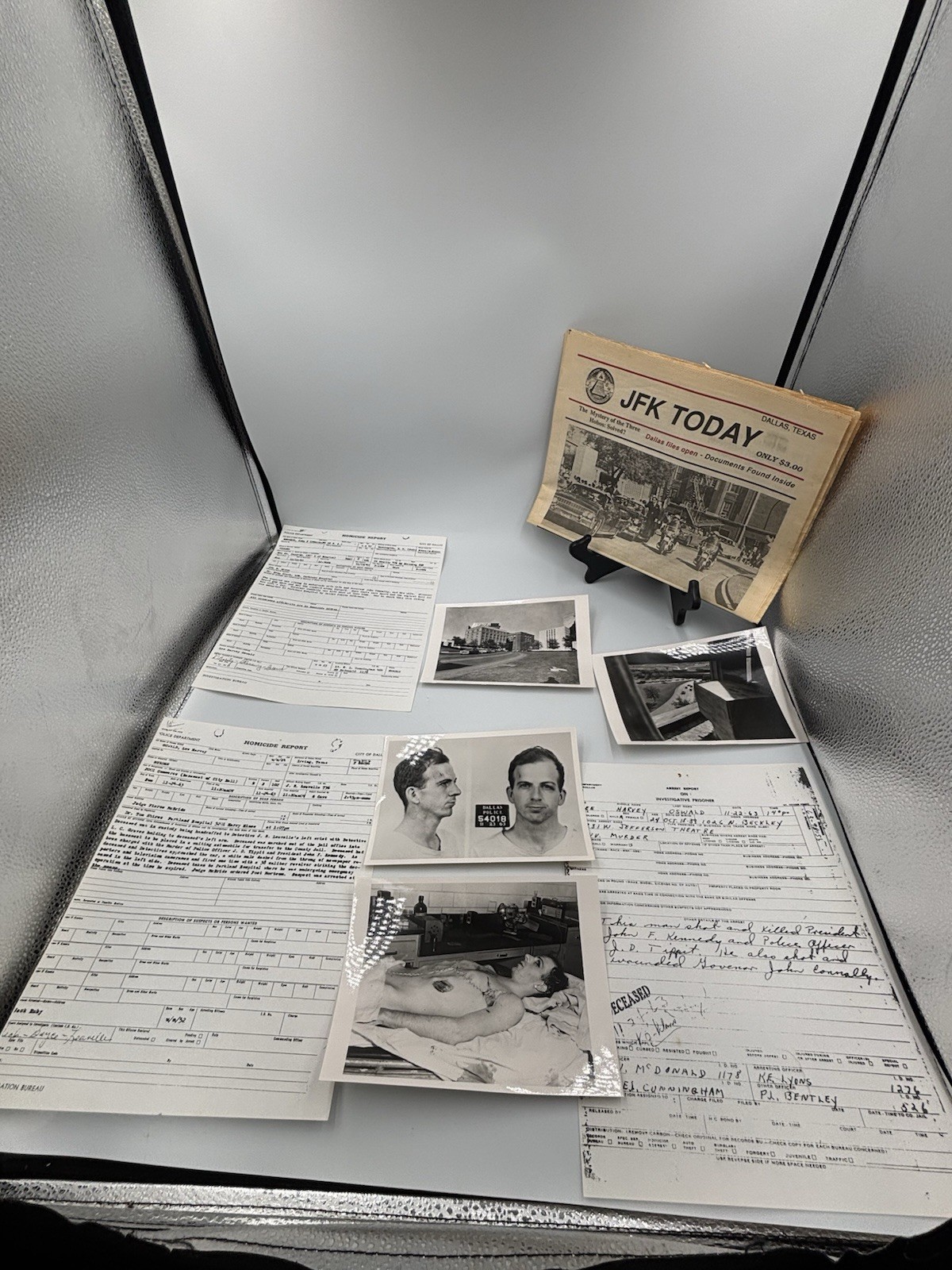 🔥JFK Assassination Lee Harvey Oswald Dallas Police Archive Photos Reports Lot🔥