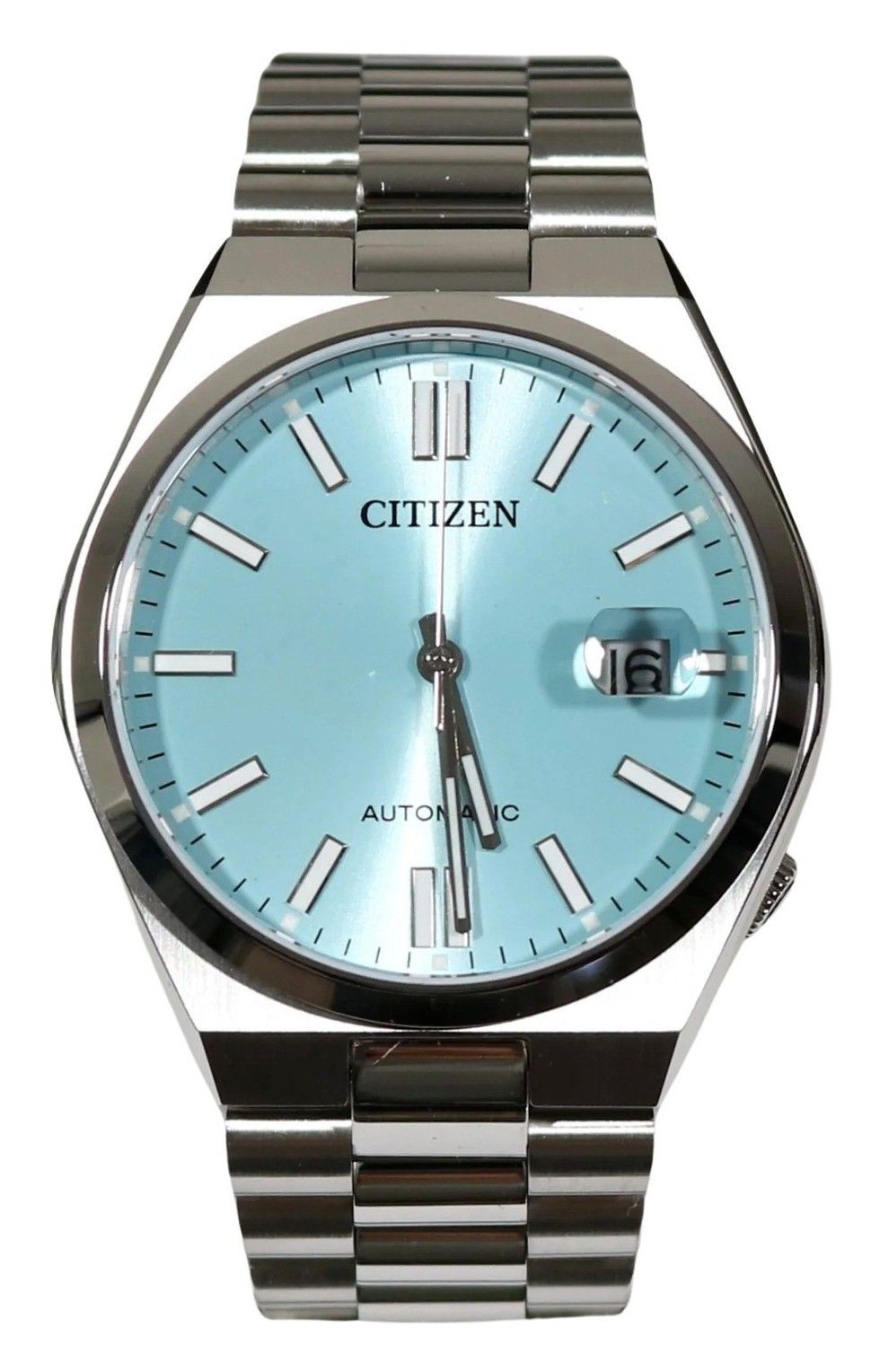 Citizen Tsuyosa Stainless Steel Ice Blue Dial Automatic NJ0151-88M Mens Watch