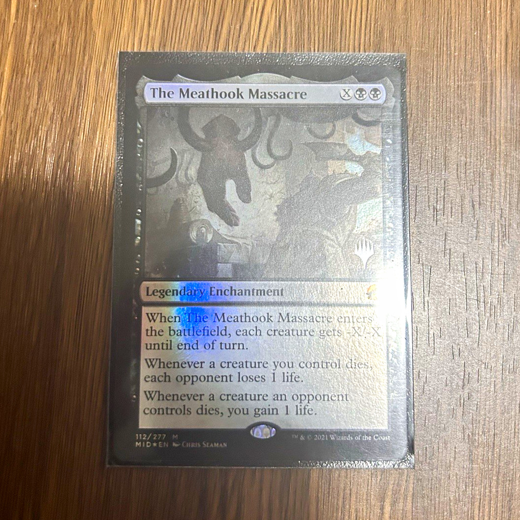 Wizards of the Coast The Meathook Massacre 112/277 MID Mythic Black Foil EN Wizards of the Coast The Meathook Massacre 112/277 MID Mythic Black Foil EN