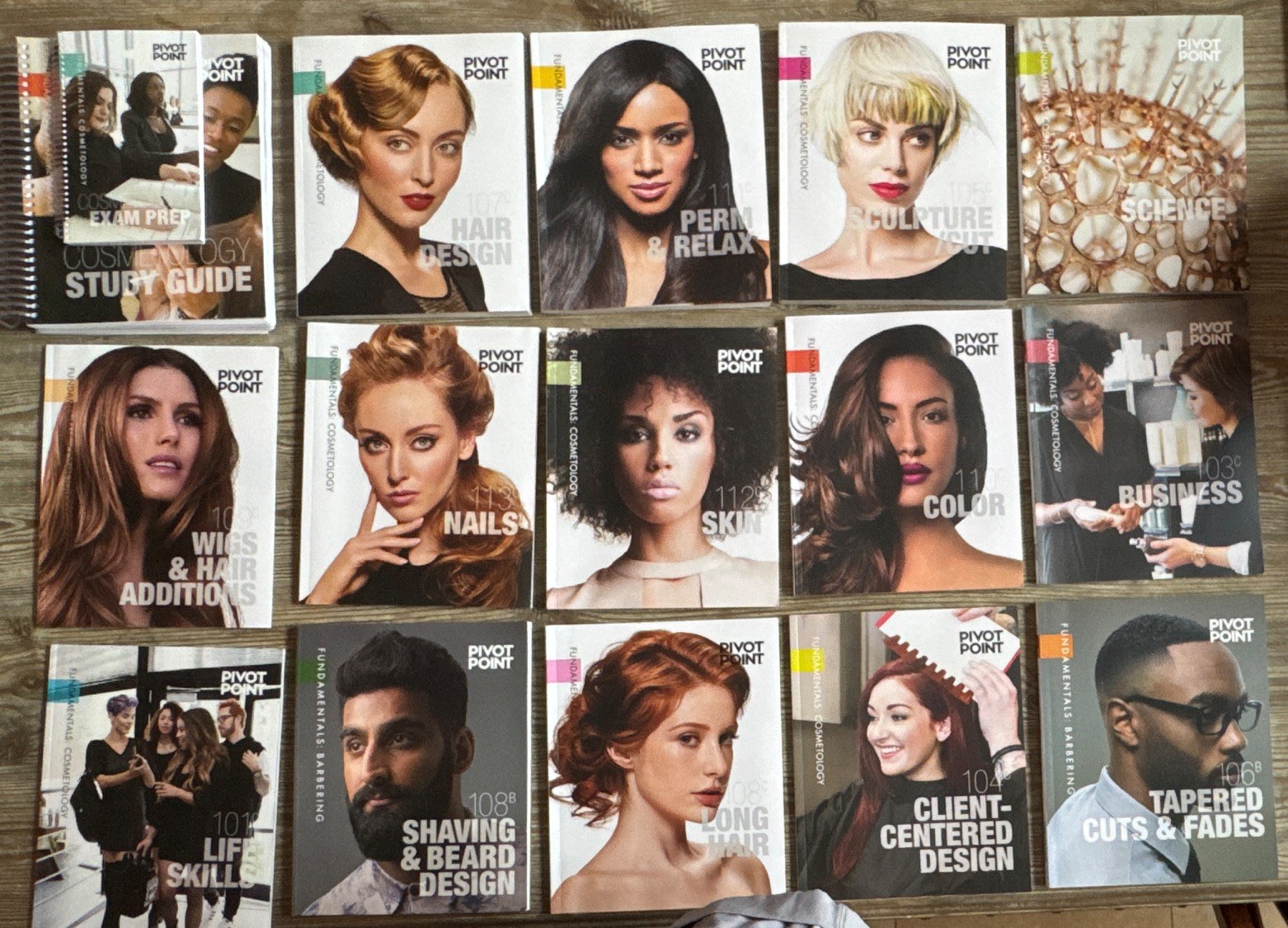 Complete 16 Piece Pivot Point  Fundamentals: Cosmetology Set