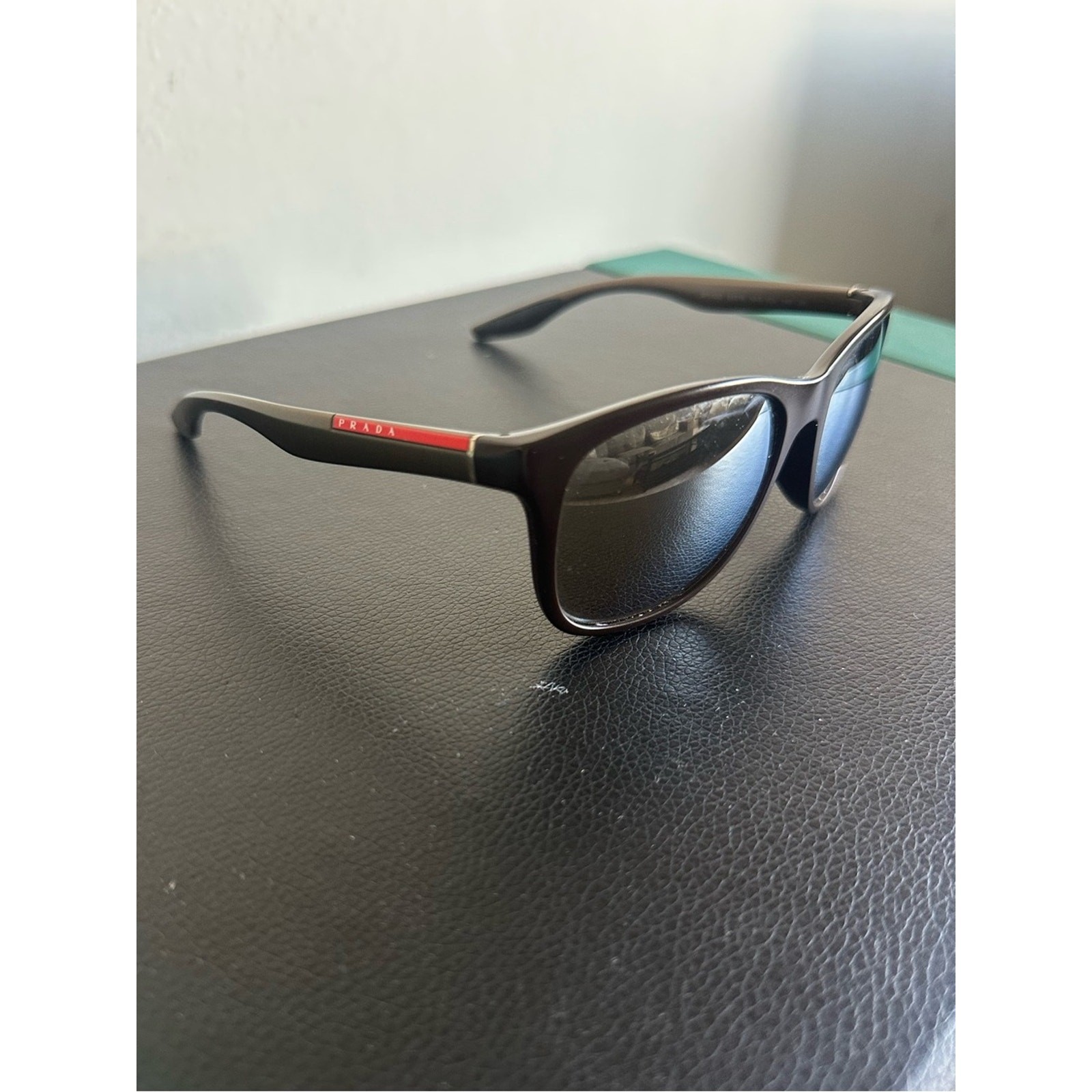 Prada Linea Rossa SPS 03O Sunglasses 55-18-140 Brown Red Made in Italy