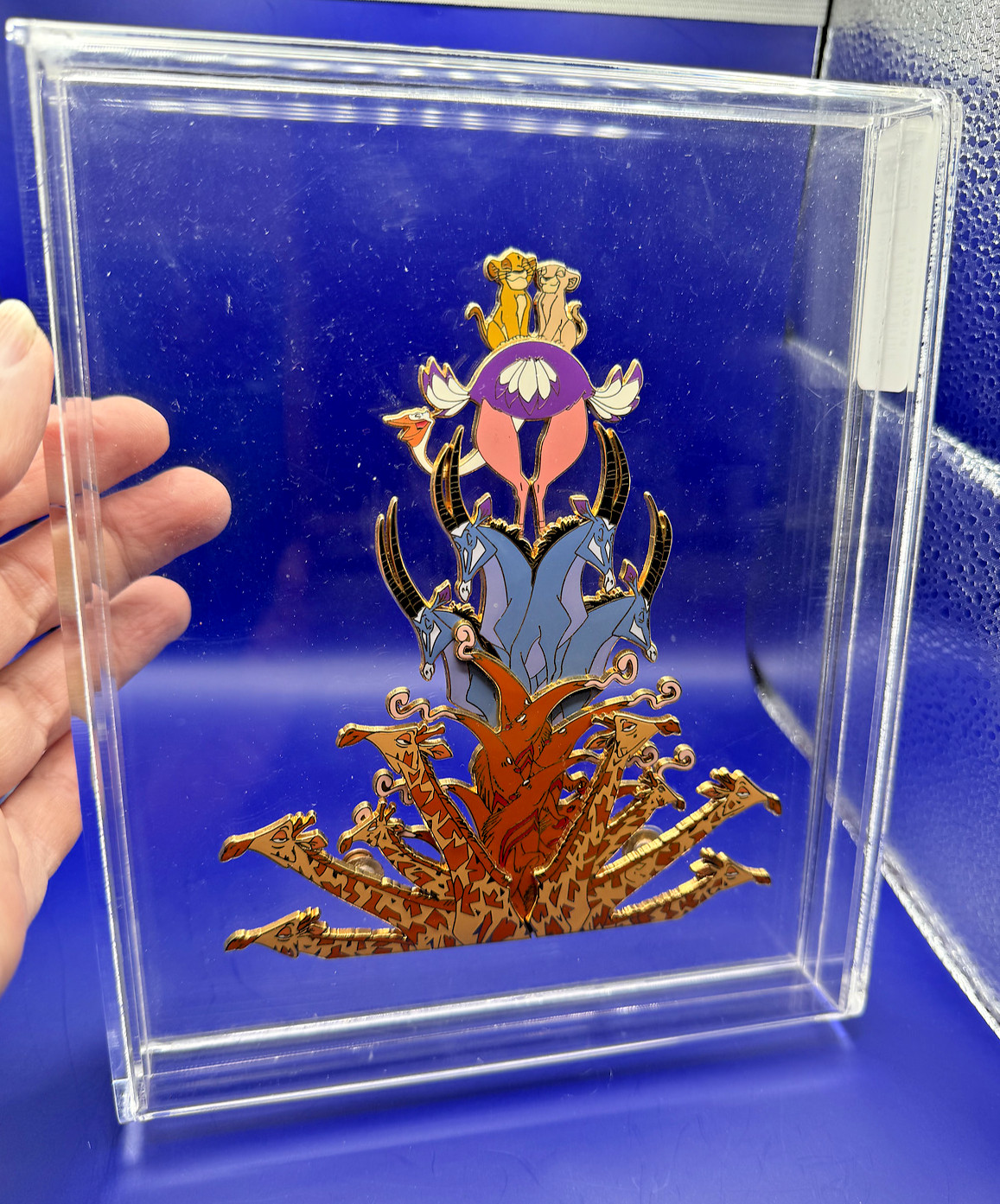 Disney GRAIL pin Lion King Mega Jumbo GRADED and SIGNED by Artist - SUPER RARE