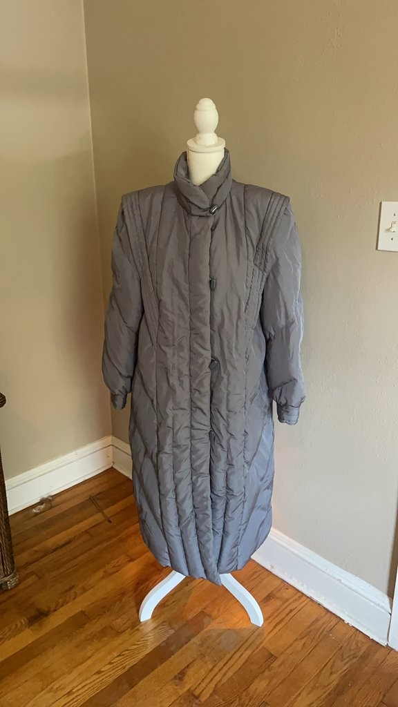 Vintage Windsor Bay Quilted Long Coat