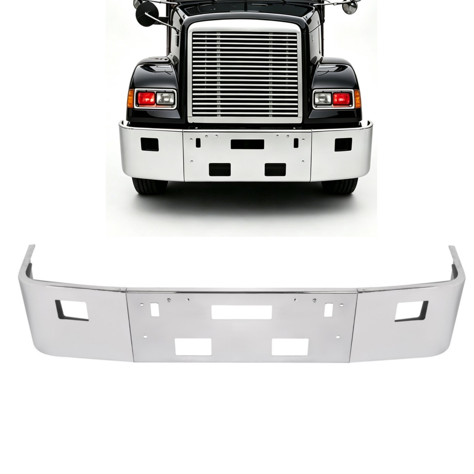 For Freightliner FLD 120 / 112 Setback All Year Models Front Bumper Impact Bar
