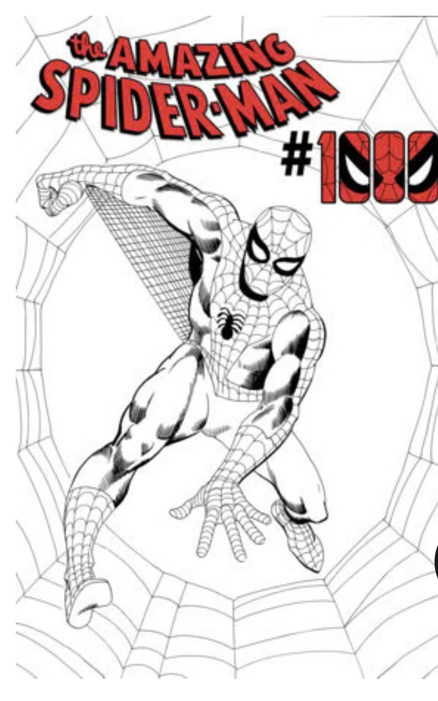 PRE-ORDER AMAZING SPIDER-MAN 1000 1:50 STEVE DITKO B&W VARIANT MARVEL PRESALE PRE-ORDER AMAZING SPIDER-MAN 1000 1:50 STEVE DITKO B&W VARIANT MARVEL PRESALE