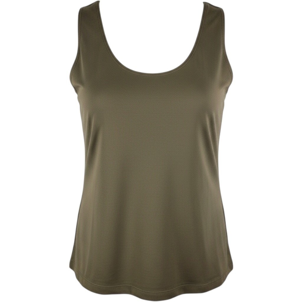 Chicos Tank Top Womens 3 size XL Olive Green Sleeveless Scoop Neck 1M101696 Chicos Tank Top Womens 3 size XL Olive Green Sleeveless Scoop Neck 1M101696