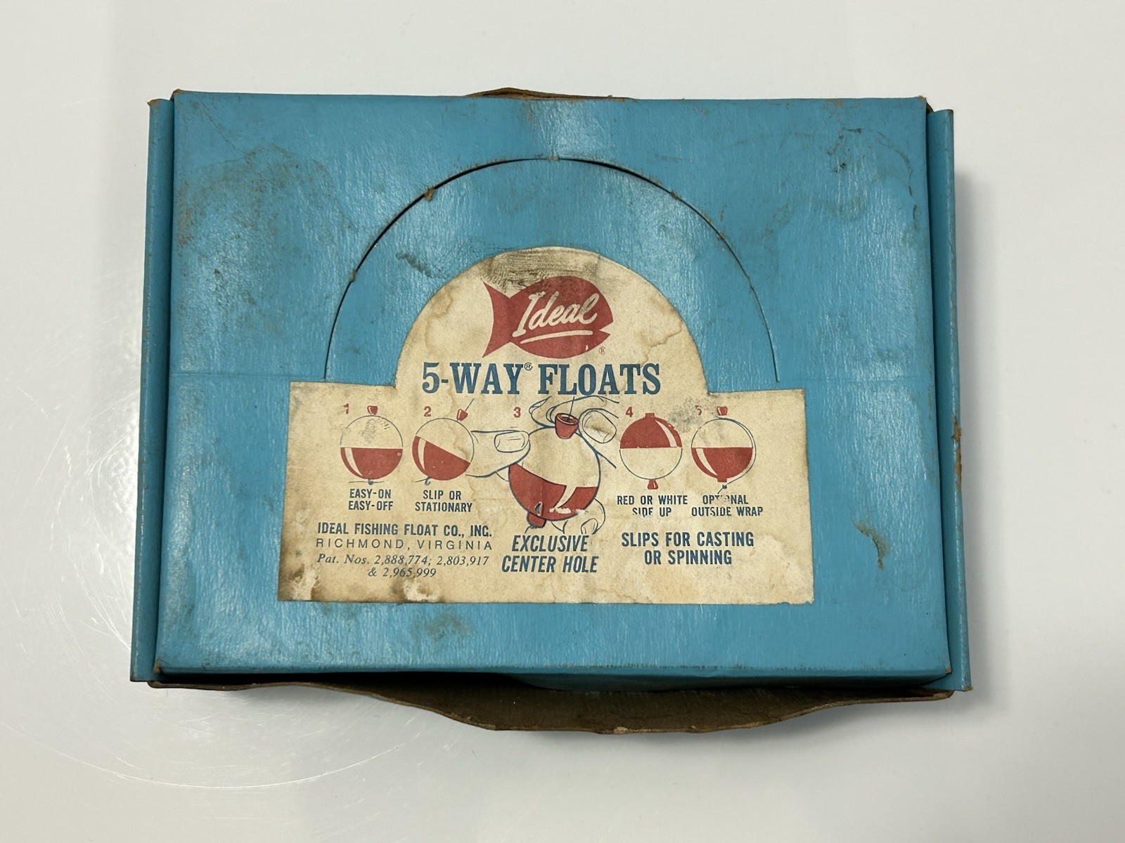 Vintage IDEAL 5 Way Floats 1950s Unused Original Box Of 12 Vintage IDEAL 5 Way Floats 1950s Unused Original Box Of 12