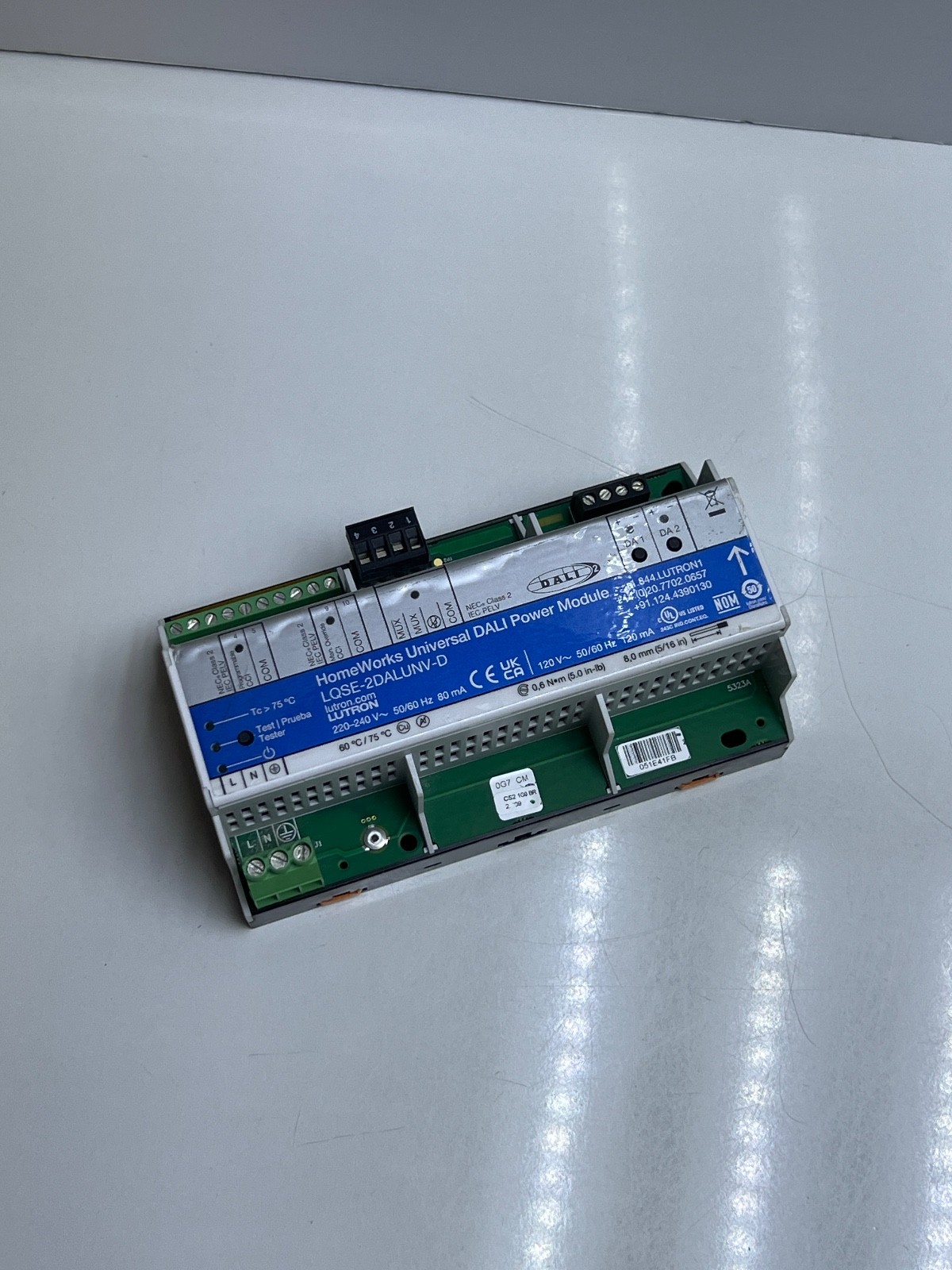 Lutron LQSE-2DALUNV-D HomeWorks Universal DALI Power Module