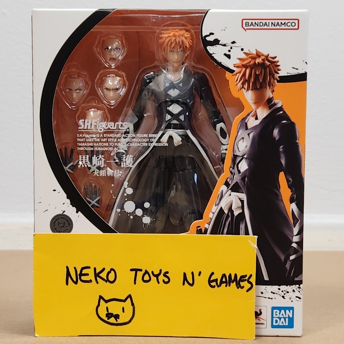 Bandai S.H.Figuarts Bleach Ichigo Kurosaki Tensa Zangetsu U.S SELLER RKT SHIP Bandai S.H.Figuarts Bleach Ichigo Kurosaki Tensa Zangetsu U.S SELLER RKT SHIP