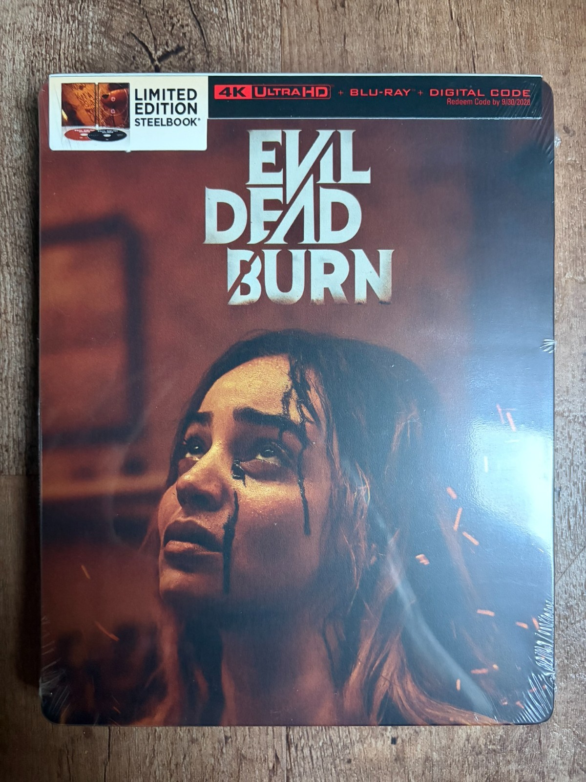 Evil Dead Burn w. Steelbook (4K UHD + Blu-ray + Digital, 2026, Region Free) NEW