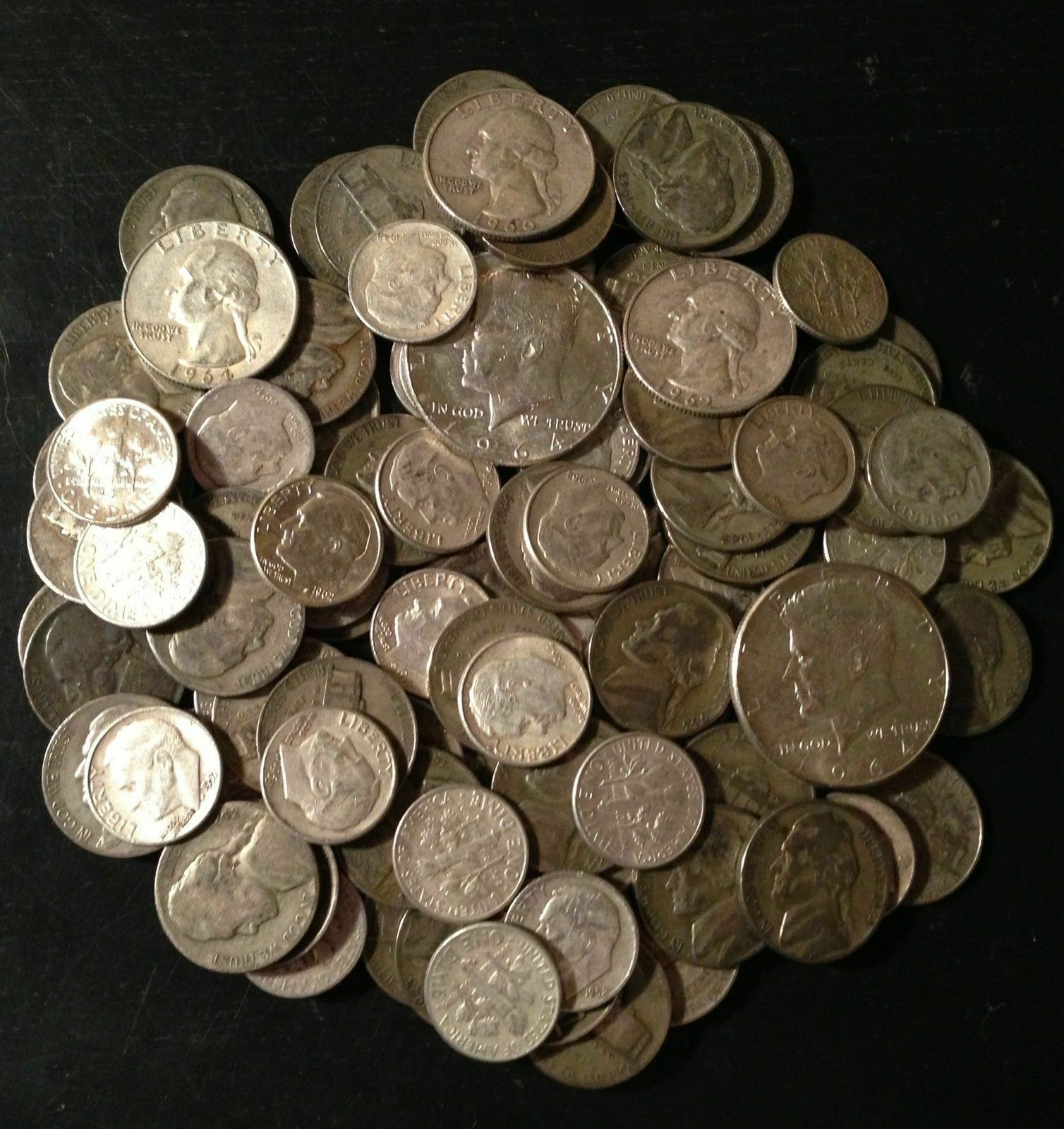 OLD US COINS COLLECTION ~ 90% SILVER LOT ~ HOARD Pre1964 UNC BULLION BAR ~ OLD US COINS COLLECTION ~ 90% SILVER LOT ~ HOARD Pre1964 UNC BULLION BAR ~