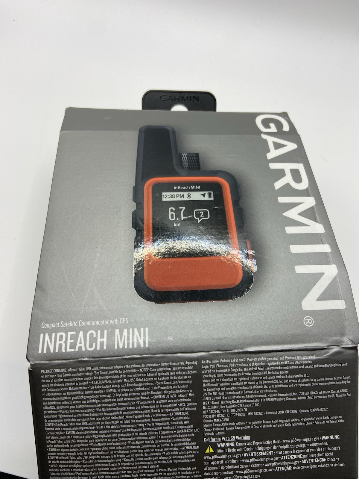 GARMIN Inreach Mini Compact Satellite Communicator With GPS