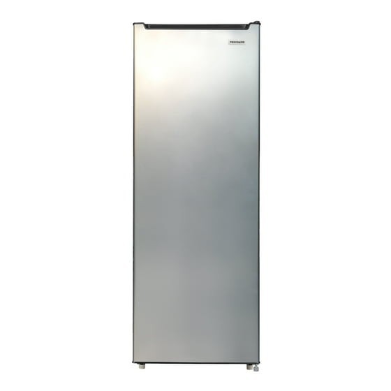 Frigidaire Platinum Silver 6.5 Cu. ft. Upright Freezer, EFRF698 Frigidaire Platinum Silver 6.5 Cu. ft. Upright Freezer, EFRF698