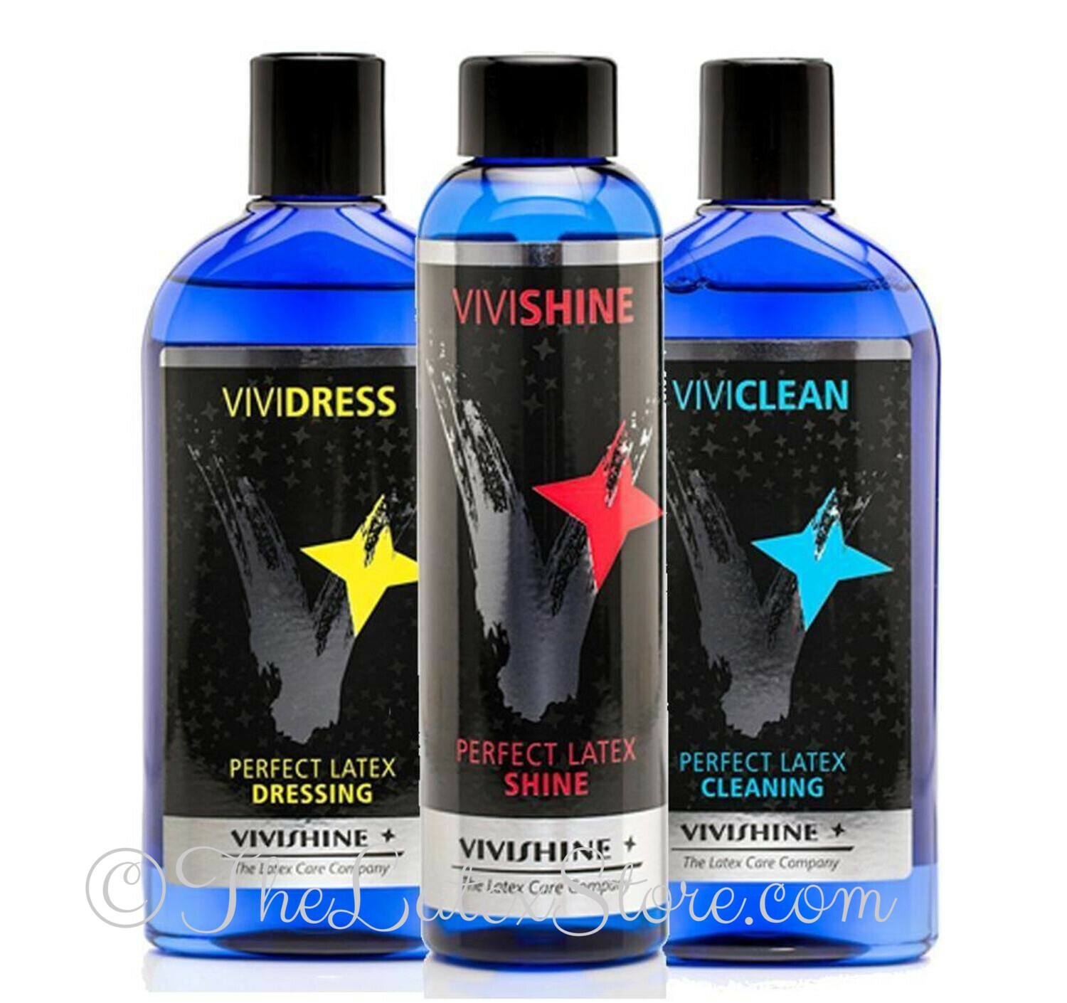 Vivishine 150ml Vividress 250ml Viviclean 250ml - ( by Vivishine Latex Shiner )