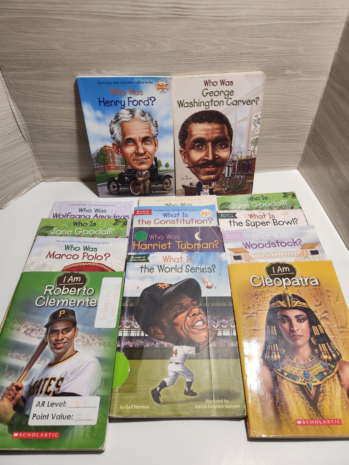 Who Was?/Who Is?/What Is? Paperback 14 Book Lot Illustrated Grosset & Dunlap Who Was?/Who Is?/What Is? Paperback 14 Book Lot Illustrated Grosset & Dunlap