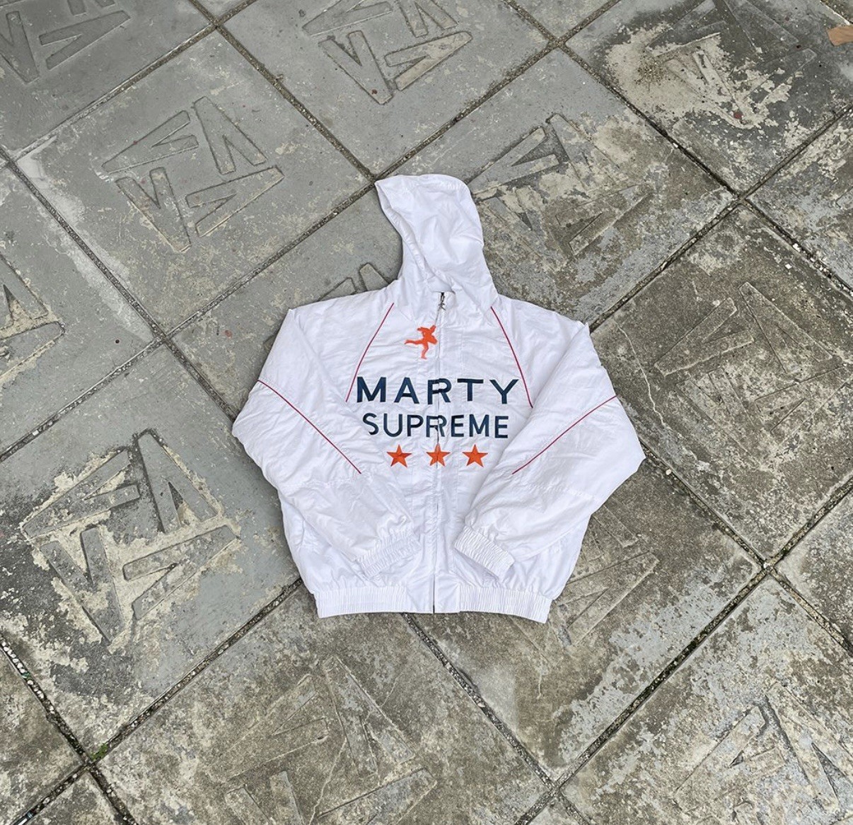 Marty Supreme Limited Edition Nahmias Jacket White USA Size Medium Marty Supreme Limited Edition Nahmias Jacket White USA Size Medium