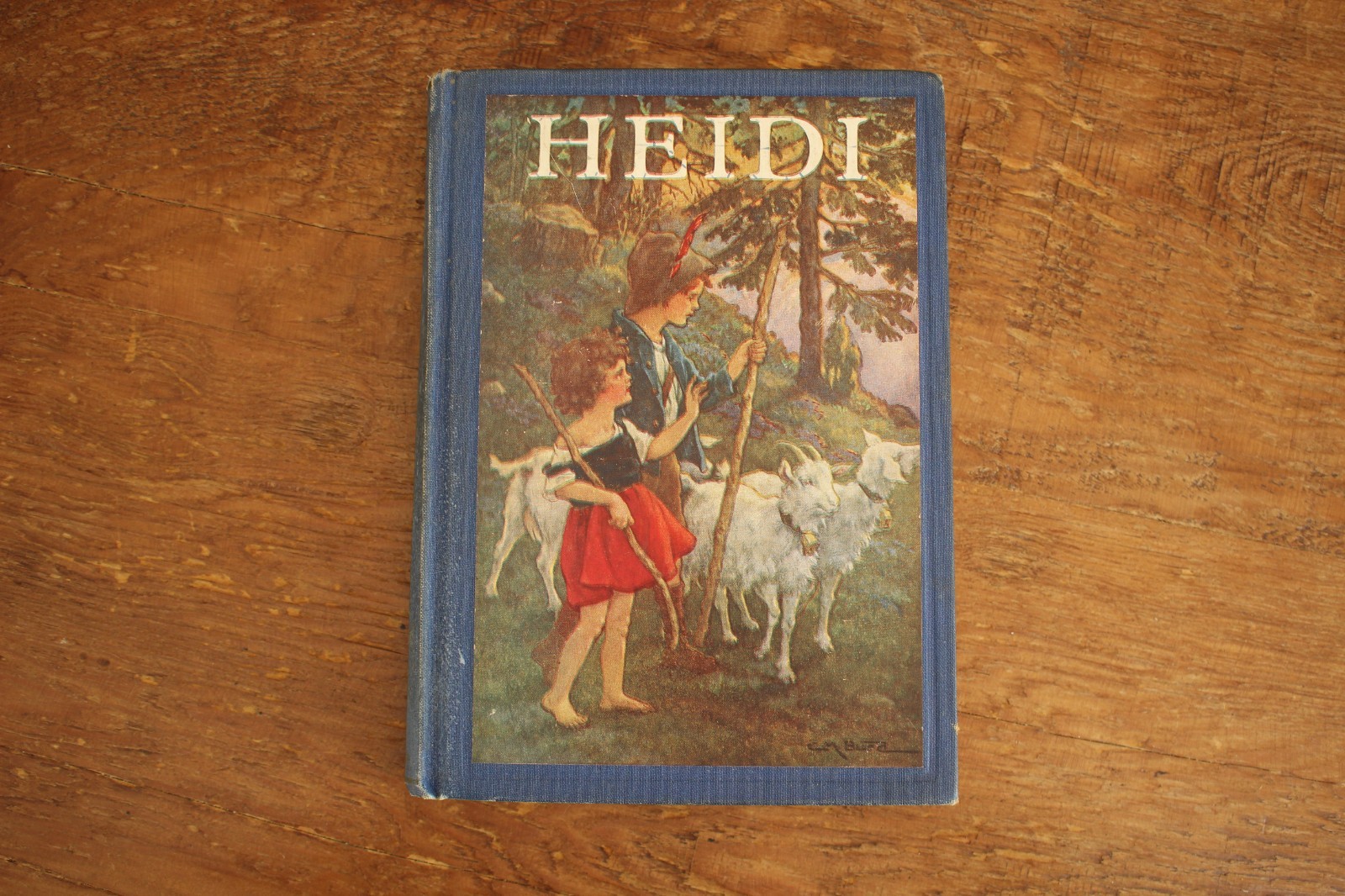 Vintage Hardcover Childrens Book- Heidi by Johanna Spyri 1924, Winston Pub. Vintage Hardcover Childrens Book- Heidi by Johanna Spyri 1924, Winston Pub.