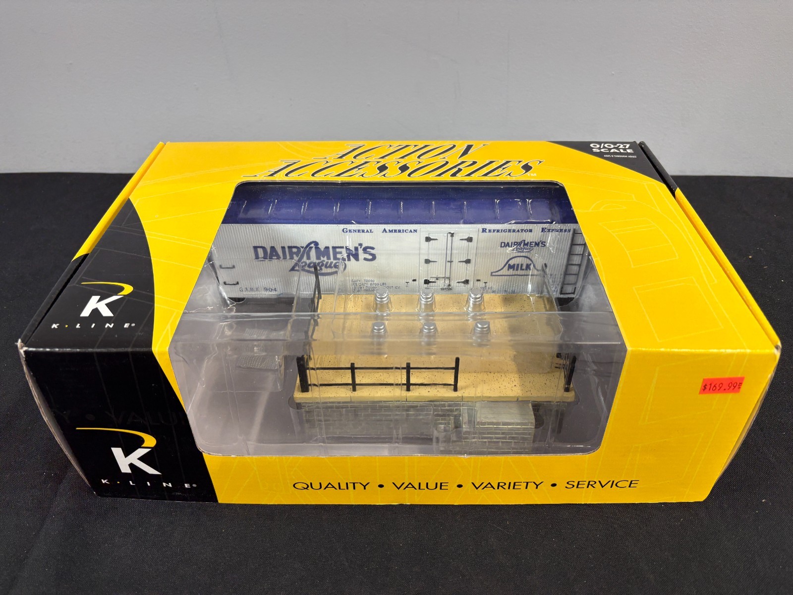 K-Line O/O-27 K703-8011 Dairymen\'s League Operating Milk Car NIB (SR-1) K-Line O/O-27 K703-8011 Dairymen\'s League Operating Milk Car NIB (SR-1)