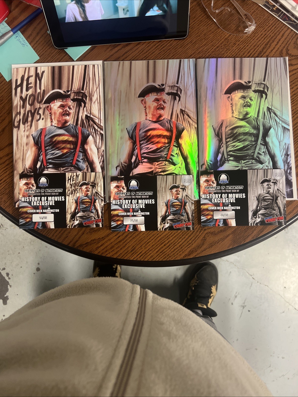 The Goonies, History Of Movies Comic Exclusive  NYCC ~SOLD OUT 3-Books🤩