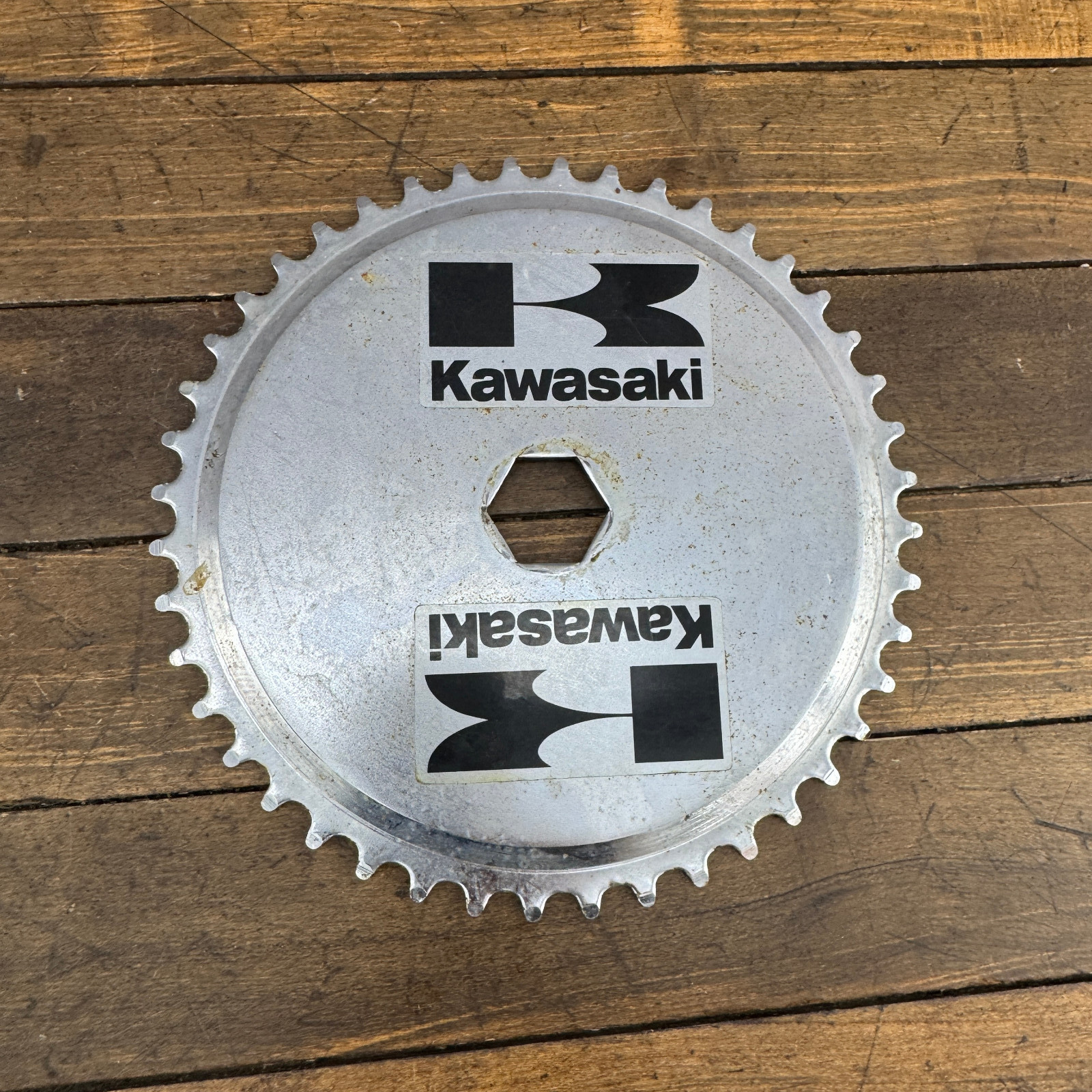 Vintage Kawasaki Z1 BMX Sprocket Hexagon Old School BMX ChainWheel HEx OG Z-1 Vintage Kawasaki Z1 BMX Sprocket Hexagon Old School BMX ChainWheel HEx OG Z-1