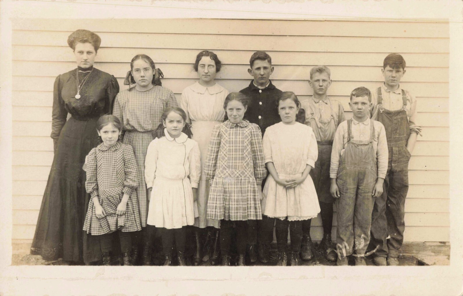Class Photo c.1905 RPPC Real Photo Postcard Class Photo c.1905 RPPC Real Photo Postcard
