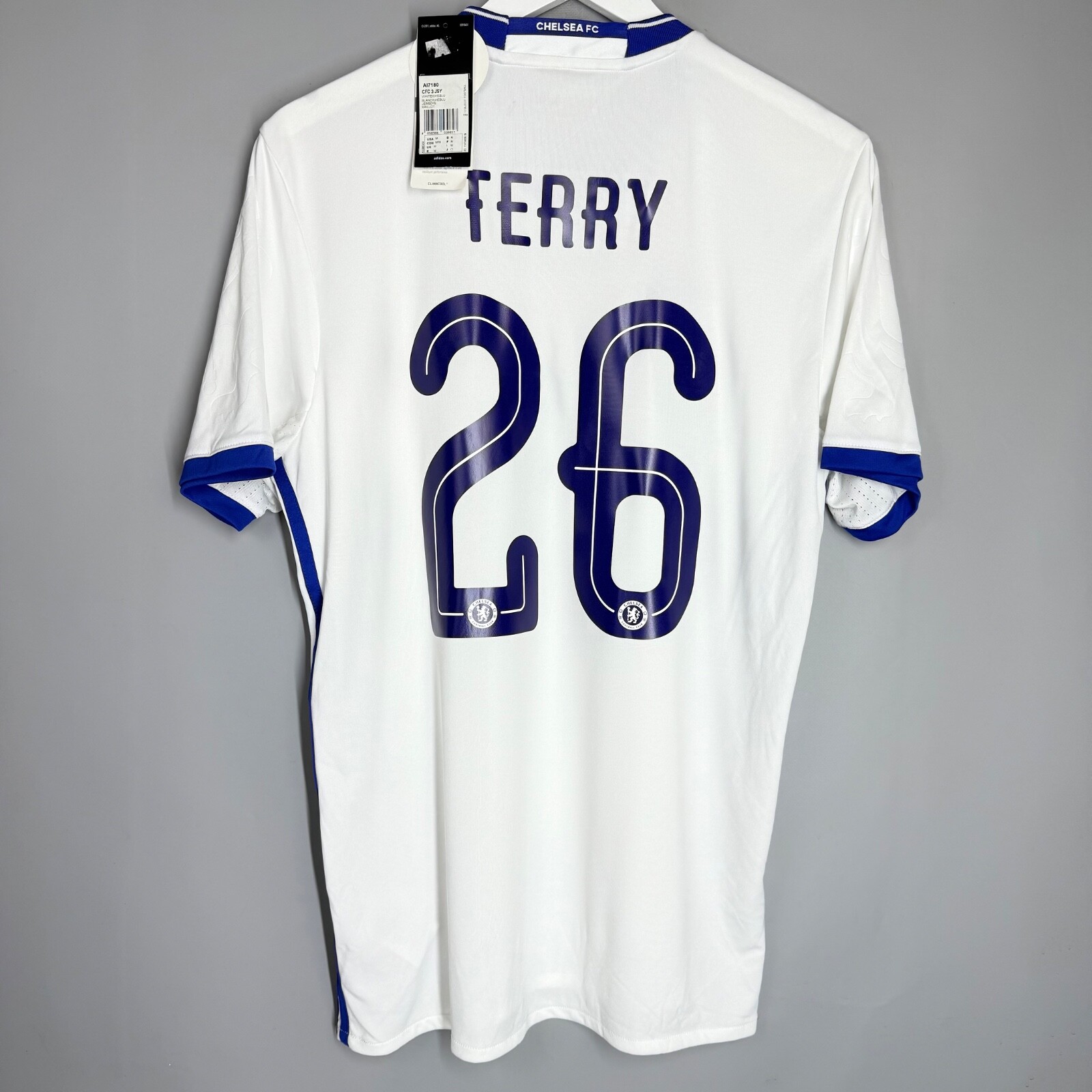 BNWT CHELSEA 2016 2017 THIRD FOOTBAL SHIRT SOCCER JERSEY ADIDAS AI7180 #26 TERRY BNWT CHELSEA 2016 2017 THIRD FOOTBAL SHIRT SOCCER JERSEY ADIDAS AI7180 #26 TERRY