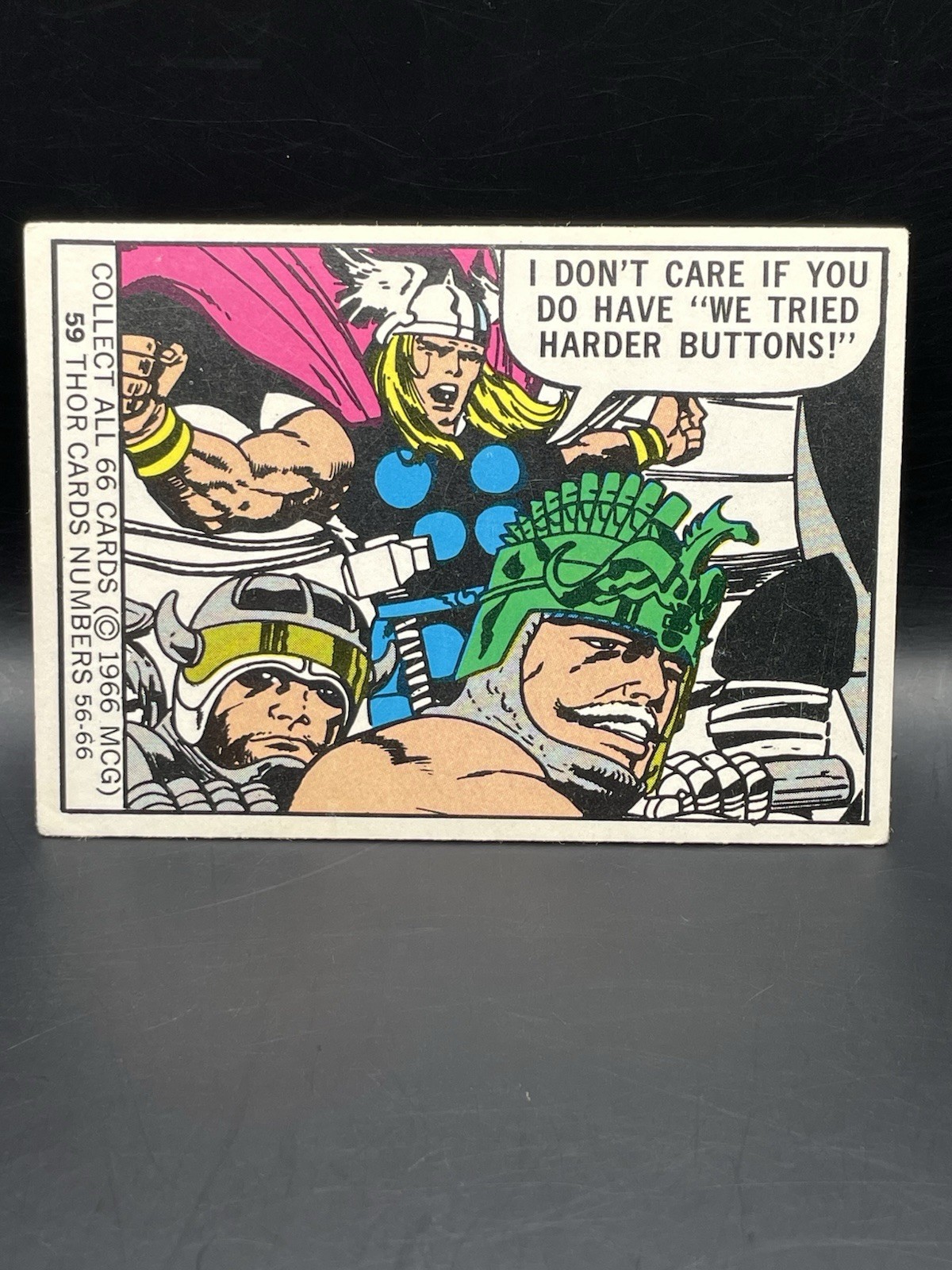 1966 Donruss Marvel Super Heroes Card Thor 59 1966 Donruss Marvel Super Heroes Card Thor 59