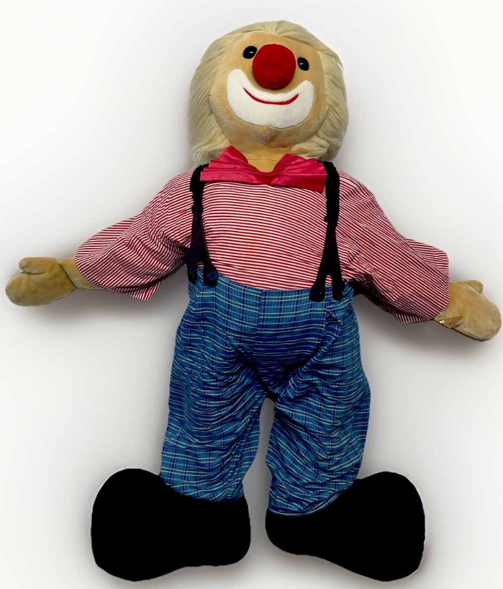 💎 ONE OF A KIND Vintage Sigikid Giant Clown Doll -COLLECTOR’S MASTERPIECE 💎