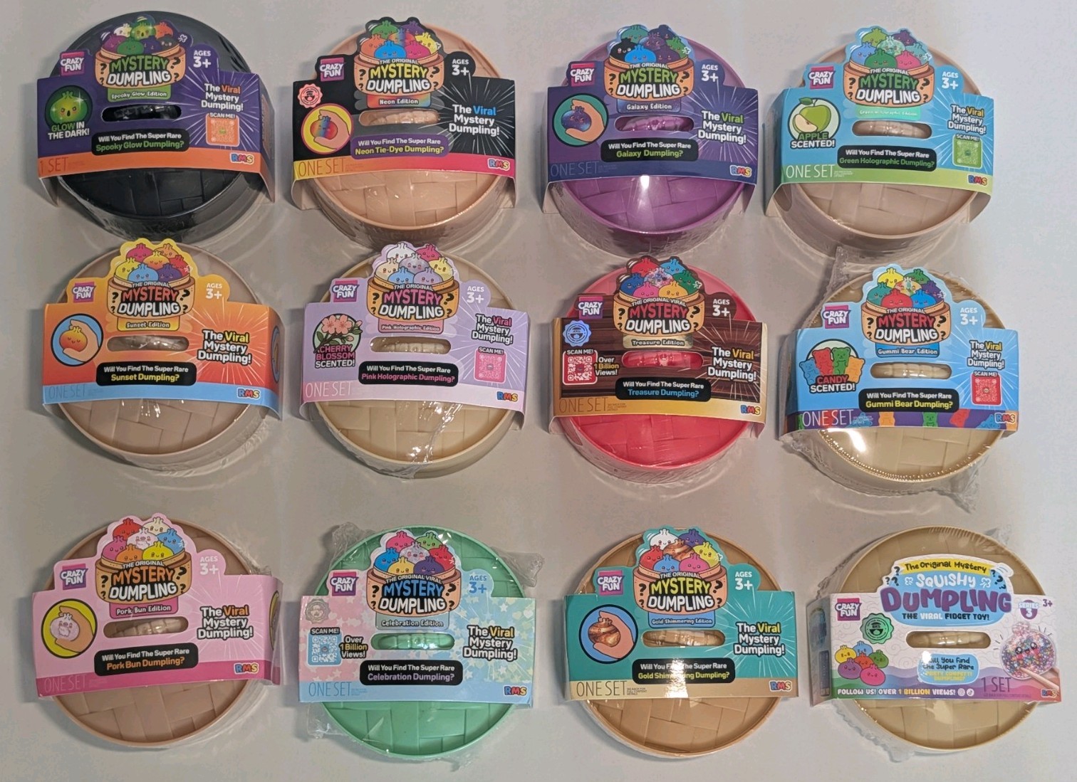 12 Unique Sealed Five Below RMS Mystery Dumpling Brand New Lot Of 12 Authentic 12 Unique Sealed Five Below RMS Mystery Dumpling Brand New Lot Of 12 Authentic
