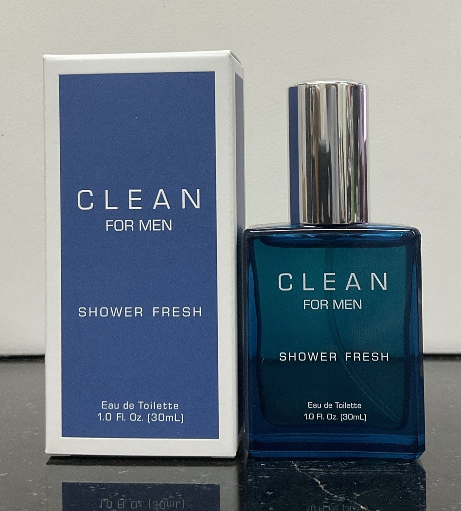 CLEAN for men shower fresh eau de toilette 1 oz NEW IN BOX CLEAN for men shower fresh eau de toilette 1 oz NEW IN BOX