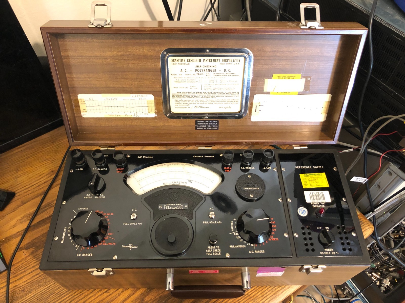 Vintage Sensitive Research Instrument Corporation Polyranger Model UX From NASA Vintage Sensitive Research Instrument Corporation Polyranger Model UX From NASA