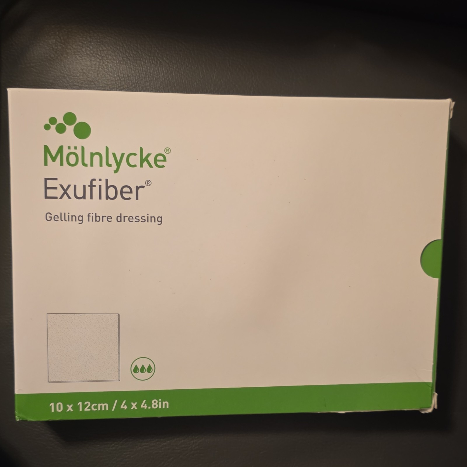Mölnlycke Exufiber Gelling Fibre Dressing 10x12cm Sterile 10ct 24012624 Mölnlycke Exufiber Gelling Fibre Dressing 10x12cm Sterile 10ct 24012624