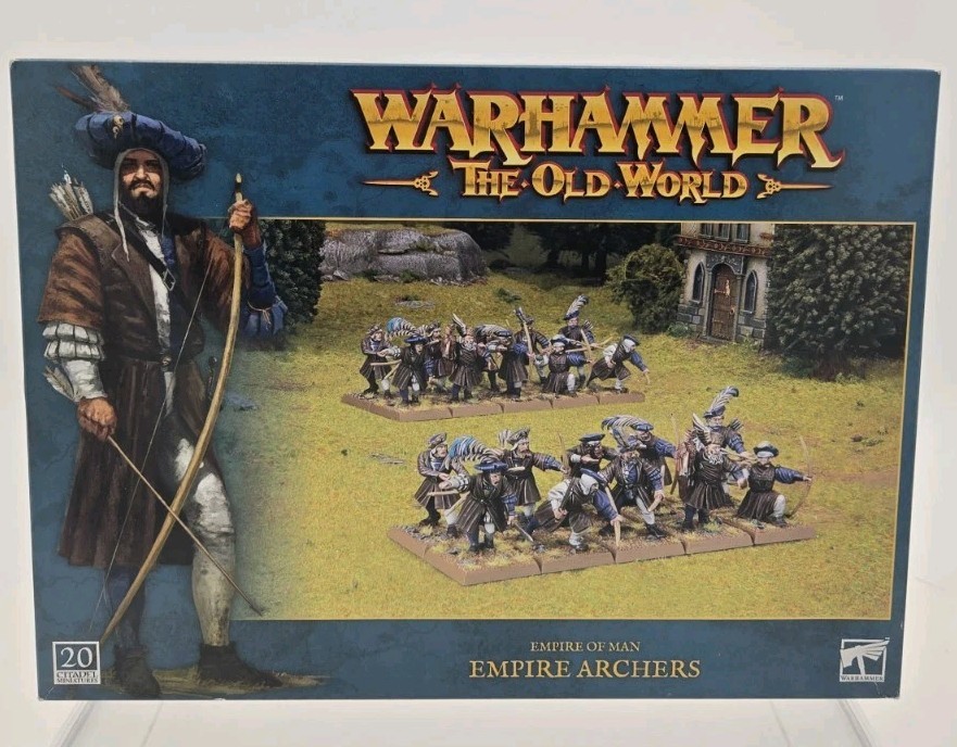 Empire of Man: Archers Warhammer The Old World New Sealed Empire of Man: Archers Warhammer The Old World New Sealed