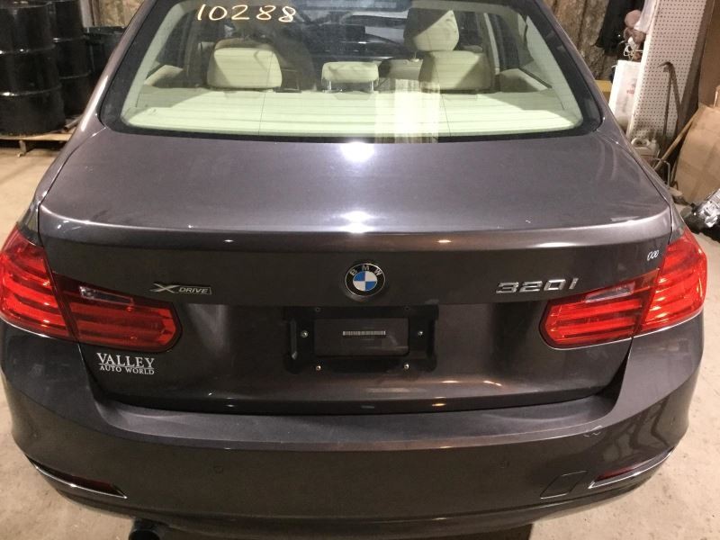 2012-2017 BMW 320i Deck Lid Gray With Out Camera