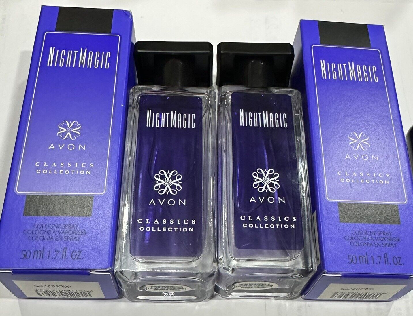2-AVON COLOGNE SPRAY NIGHT MAGIC CLASSIC COLLECTION 1.7 OZ-each 2-AVON COLOGNE SPRAY NIGHT MAGIC CLASSIC COLLECTION 1.7 OZ-each