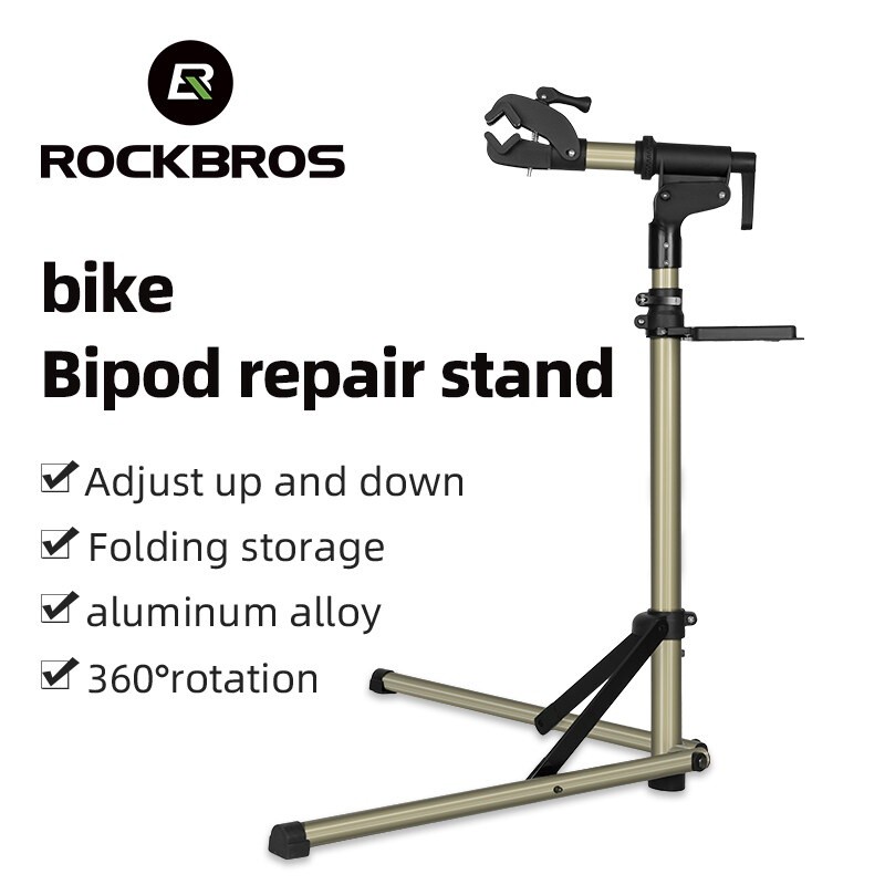 ROCKBROS Bike Workstand Adjustable Bicycle Repair Stand Folding & Lightweight 