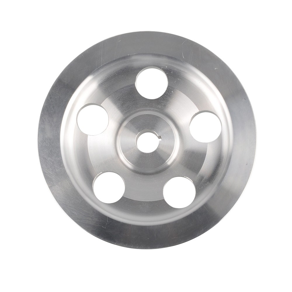SB & BB Chevy Power Steering Pulley Saginaw Pump Keyway Style 1 Groove Aluminum